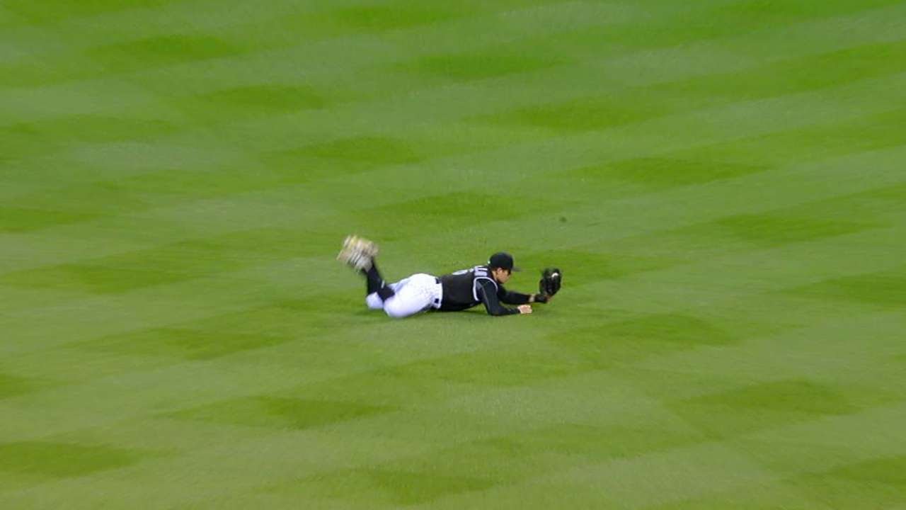 LAD@COL: Cardullo reaches and slides for the catch
