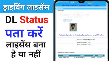 ऐसे पता करें आपका ड्राइविंग लाइसेंस बना है या नहीं|How to Check Driving Licence Status check 2025|Dl