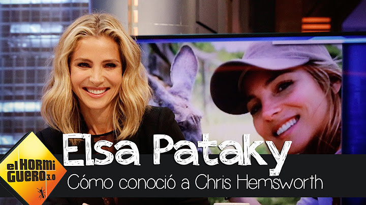 Elsa Pataky: "En Australia hay todo tipo de bichos gigantes" - El Hormiguero 3.0