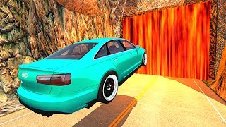 BeamNG.drive - Cars Against Hot Lava Waterfall screenshot 4