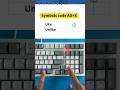 Like symbol code in Word #shortvideo #mswordshortcuts #keyboardshortcuts #viralvideo