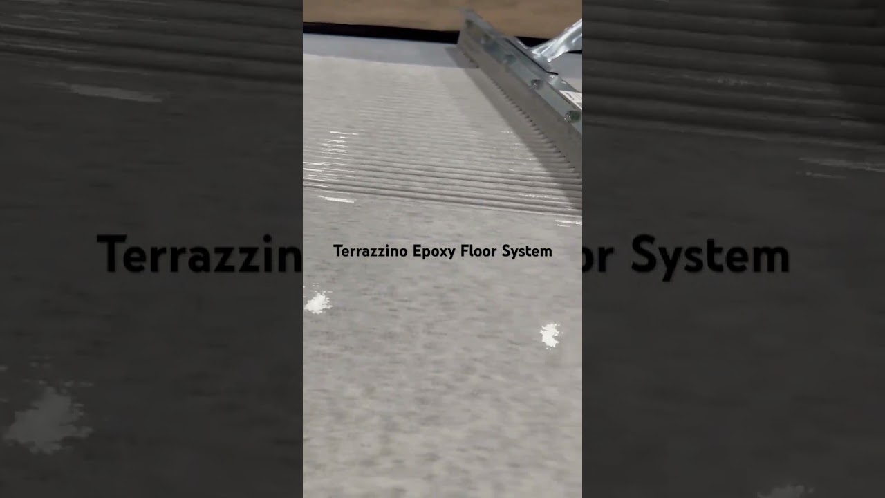 Terrazzino Epoxy Floor System is beautiful! 