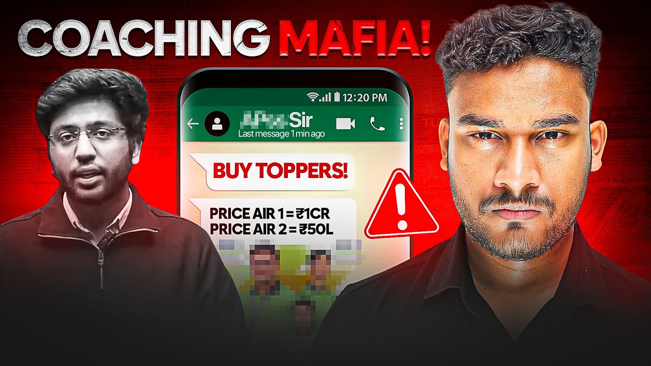 Coaching Mafia EXPOSED: Truth Behind JEE-NEET Coaching