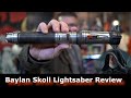 Star wars ahsoka  baylan skoll custom lightsaber review  txq ccsabers 