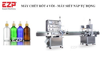 Máy chiết rót - siết nắp tự động, Dây chuyền chiết rót mini
