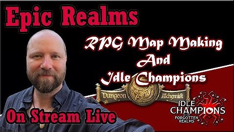RPG Map Making with Dungeon Alchemist - and Playing Idle Champions ( Free Chest Code)