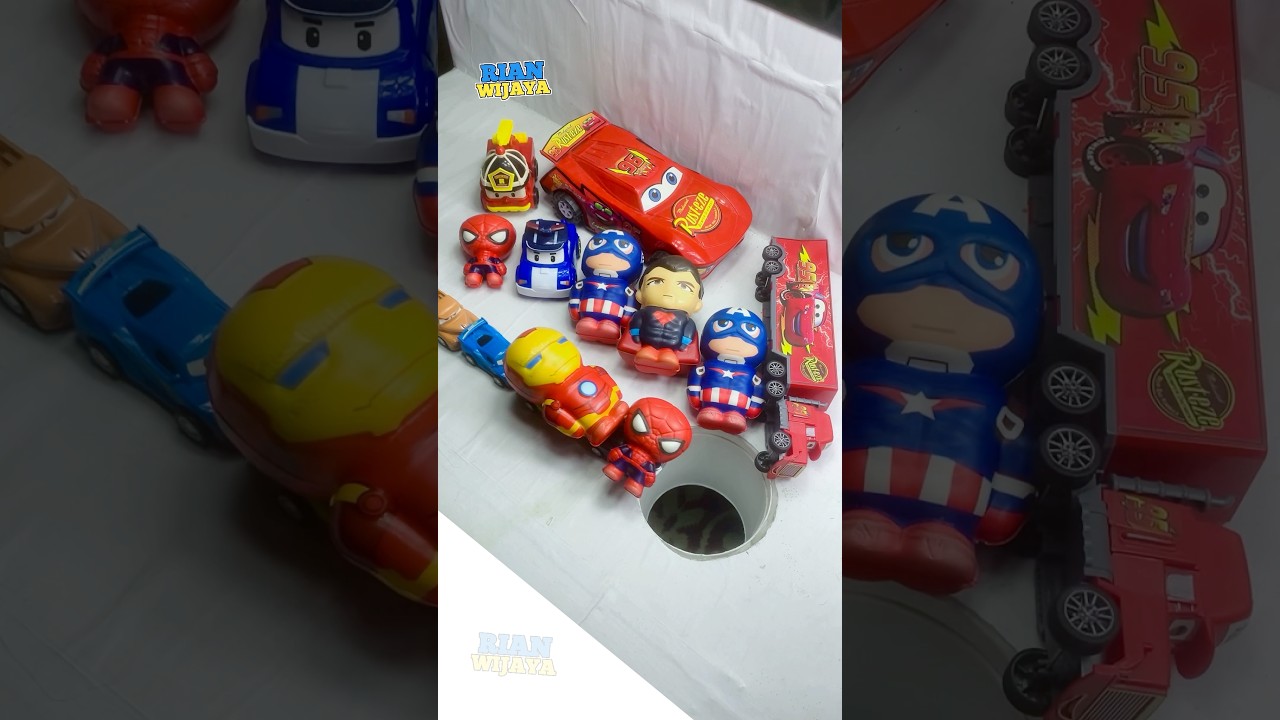 You Must Have Laughed 😆 Big Thor Pushes Spider-Man Ironman Into the Hole! 