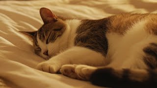 Fall asleep to the Purring of a Cat  Deep Sleep, Relax, Study, Stress Relief  Cat Music