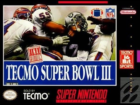 Tecmo Super Bowl III: Final Edition (Super Nintendo) - Chicago Bears vs. Tampa Bay Buccaneers