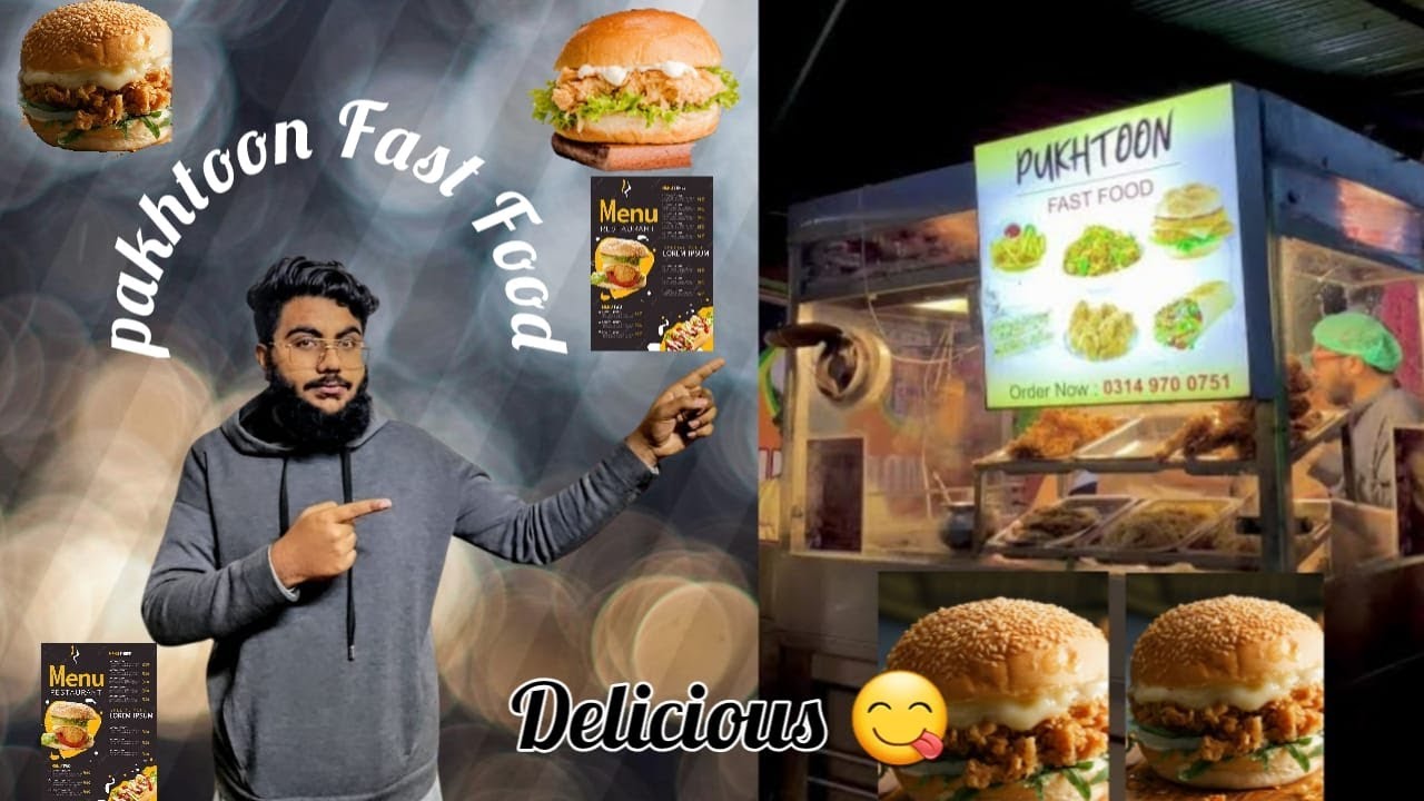 A special visit to eat special burger at peshawar Zinger Burger 🍔