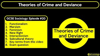 GCSE Sociology Revision - Theories of Crime (Episode 20)