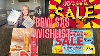 Bath and body works SAS preparation/wishlist❤️