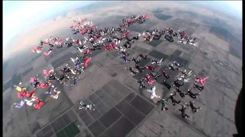 World Skydiving Record Attempt (200-Way) - Oct 2010
