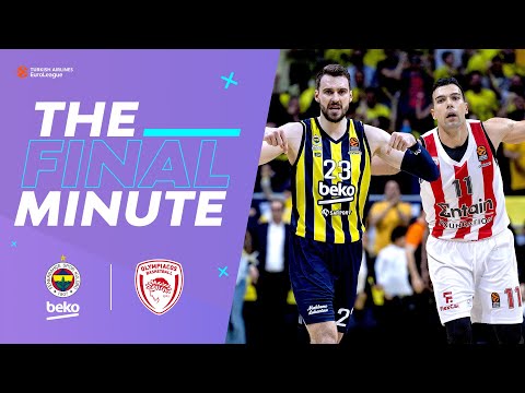 The final minute between Fenerbahce and Olympiacos was CRAZY 🤯