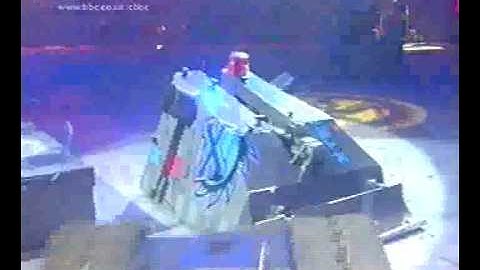 Robotwars Extreme Mayhem X-Terminator vs Panzier Wraith vs Cataclysmic Variobot