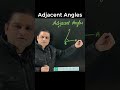 What are Adjacent Angles? Concept Clarification #mathtricks #maths #mathematics #geometry