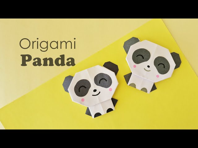 How to Make Origami Panda | Paper Panda Craft | DIY Origami Panda class=