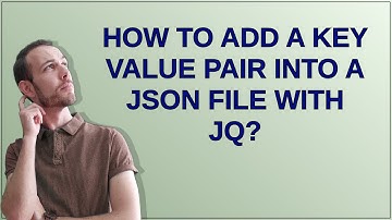 How to add a key value pair into a JSON file with JQ?