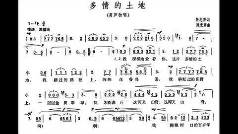 多情的土地 降E调伴奏 - instrumental in E flat