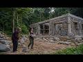 Kind-hearted woman builds stone house for elderly woman living alone | full process/By@SinhMy-as1
