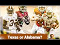 Quinn Ewers and the Texas Longhorns Football Team face Jalen Milroe and the Alabama Crimson Tide