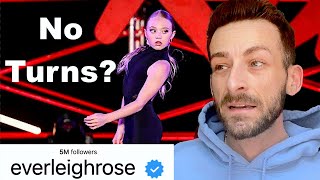 Dance Coach Reacts to EVERLEIGH ROSE *NEW SOLO* 'Real People NOT Actors'