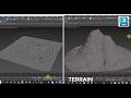 3ds Max Terrain Compound Object Tutorial | Create Terrain from Contour Map