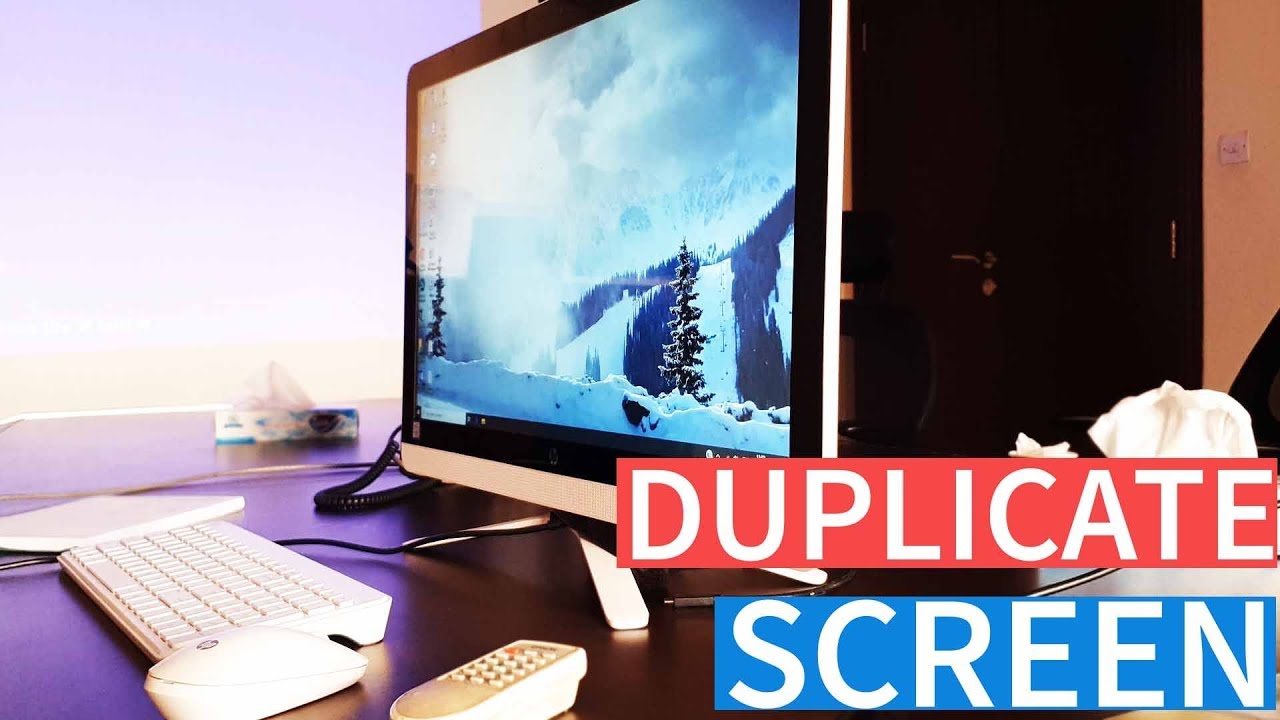 How to connect windows 10 to a projector projector not duplicate