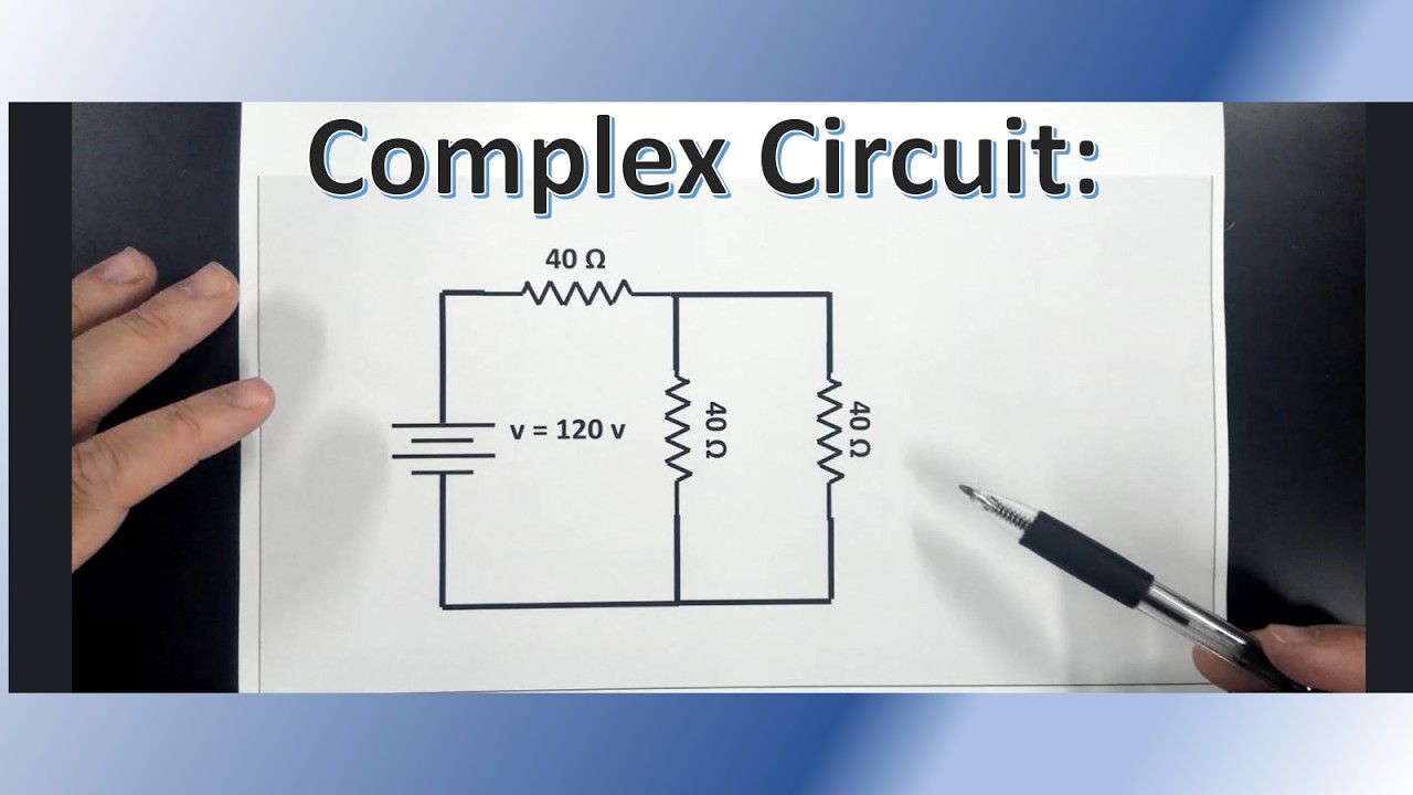 Solving a Complex circuit with pen and paper - Episode 1A - YouTube