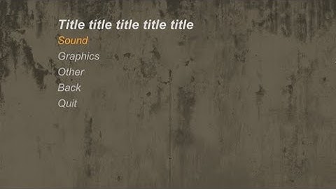 Ultra Fast Menu Creator for Unity