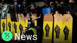 Portland Police Declare Riot as Protesters Pushed From Building
