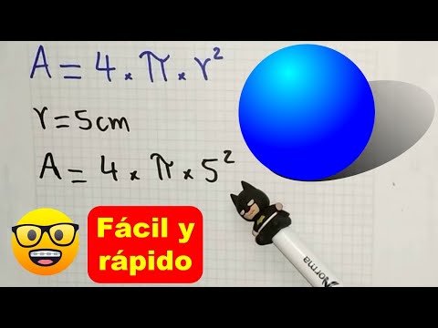 Video: ¿Cómo hallas el área de superficie total de una esfera?