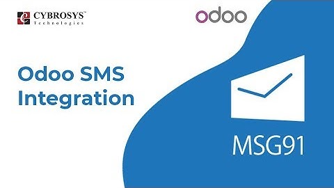 Odoo SMS Integration  (MSG91)