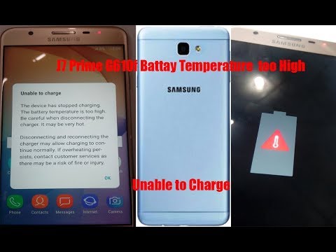 Samsung J7 Prime G610f Battery Temperature Low/High Problem solve 100% Tested