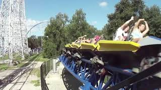 Millennium Force off ride POV. from fast lane.  Cedar Point