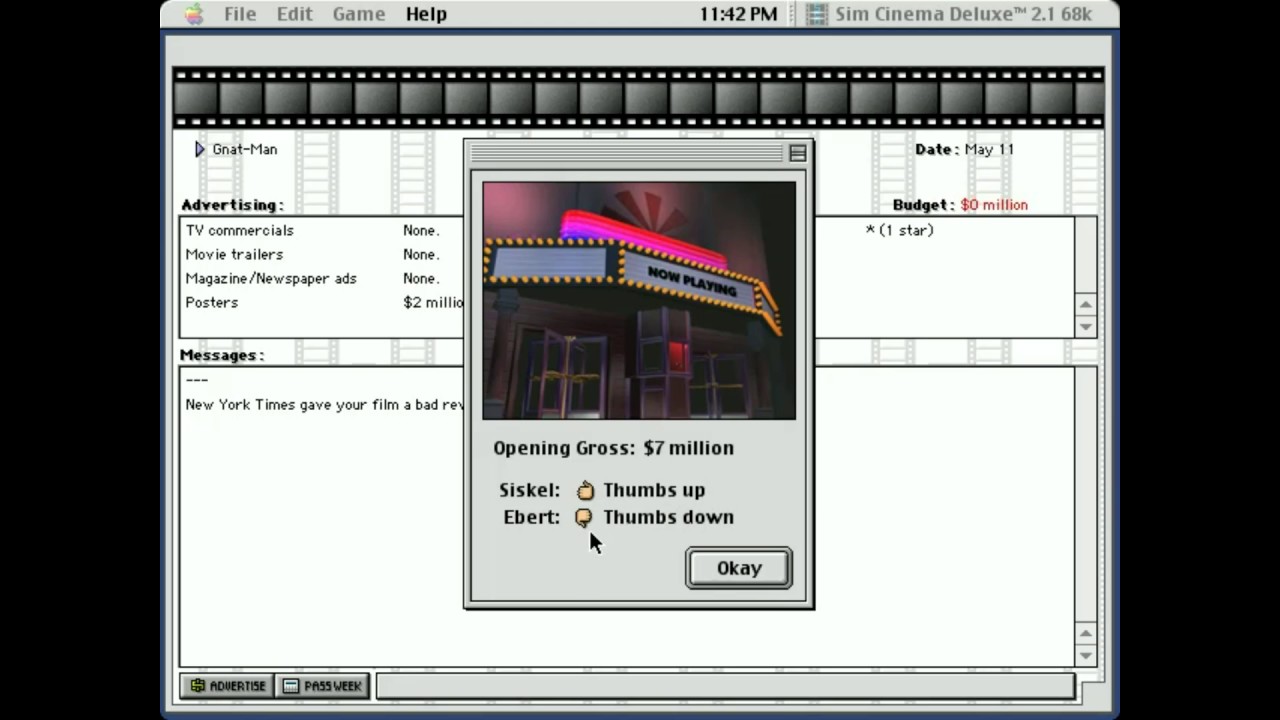 Sim Cinema Deluxe - Rest of the Mac