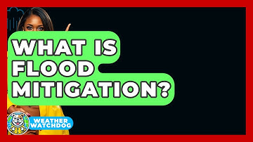 What Is Flood Mitigation? - Weather Watchdog