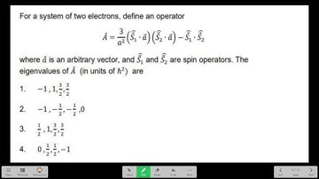 CSIR NET Physics December 2024 PYQ | Addition of Angular Momentum of Two Spin-half Particles