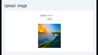 upload and display image in php