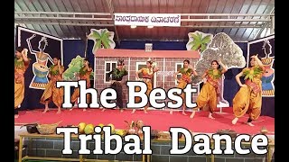Lelepadi Lelepadi Song Dance | Gandugali Kumararama | Tribal Dance by College Students |  一番目 太鼓 舞蹈