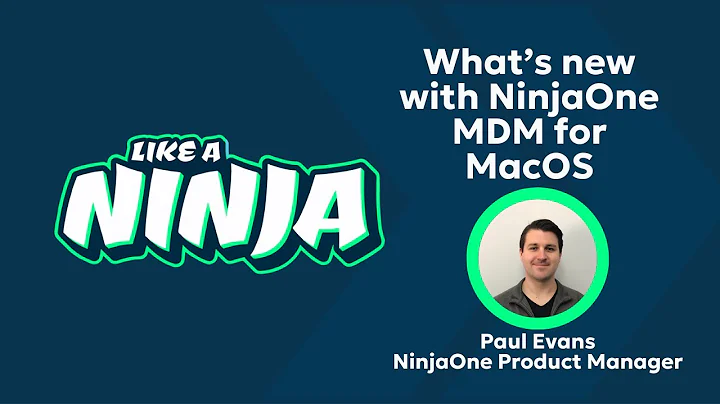 What's New with NinjaOne MDM for Mac OS