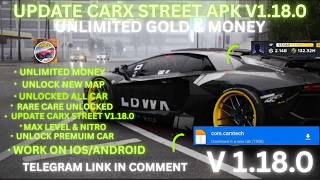 CarX Street 1.18.0 FREE MOD APK | Unlimited Money &amp; Gold | All Cars Unlocked #CarXStreet #carxmods