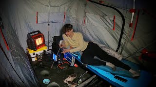 Terrifying Solo Ice Camping During Blizzard | 46 MPH Winds