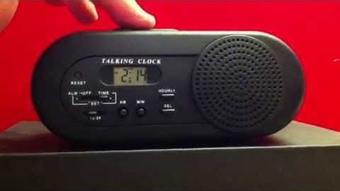 TALKING ENGLISH SPEAKING CLOCK