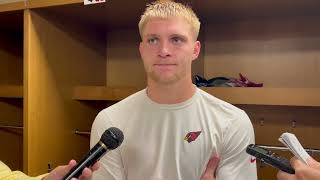 Trey McBride Reacts to Monster Performance vs Steelers