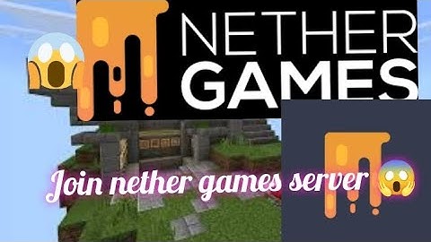 Join nether games server 😱😱