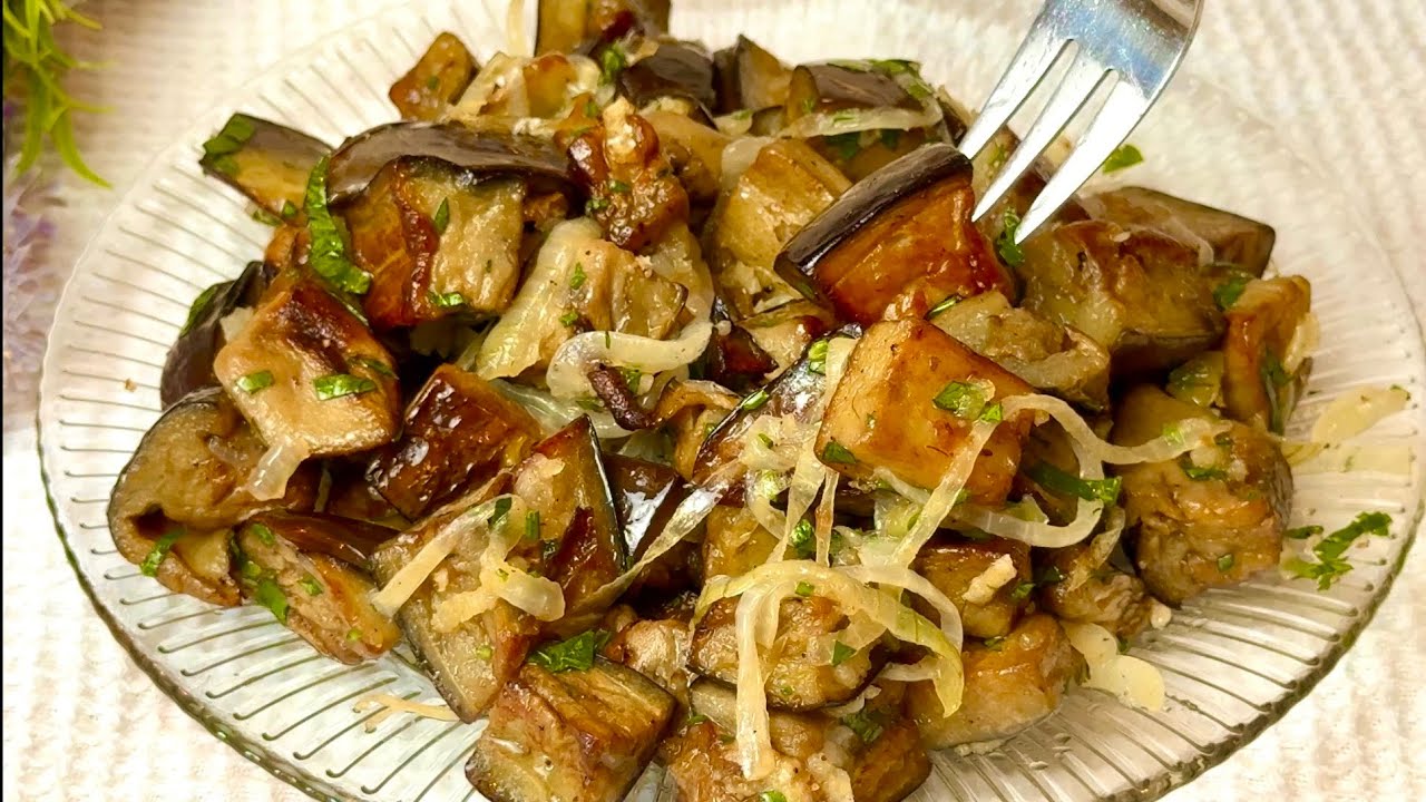 Просто нарежьте баклажаны и добавьте 1 яйцо! Минимум Масла! Баклажаны Как ГРИБЫ и ВКУСНЕЕ мяса!