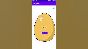 Egg Timer Android App | FREE DOWNLOAD SOURCE CODE