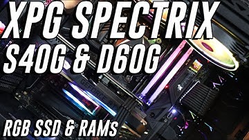 XPG SPECTRIX S40G and D60G - benchmark and overview