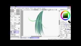 How to color/draw hair in paint tool sai